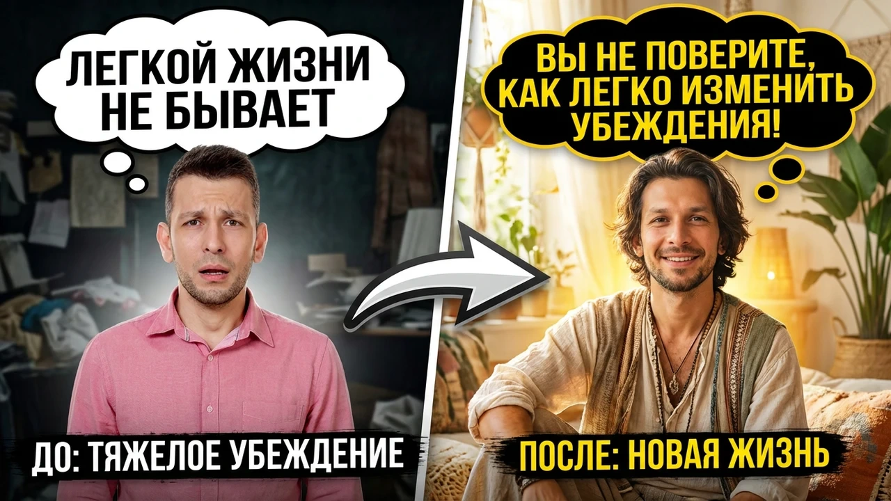 Раскрутка убеждения "Легкой жизни не бывает"