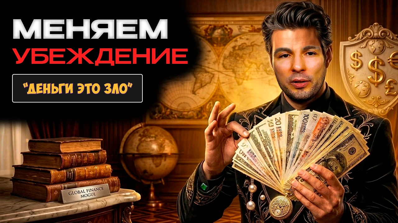 Раскрутка убеждения "Деньги это зло"