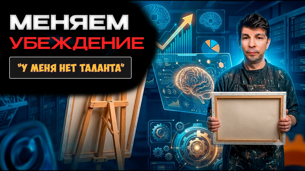 Раскрутка убеждения "У меня нет таланта"